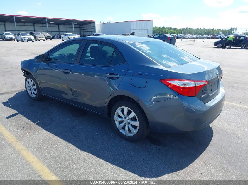 2015 Toyota Corolla Le VIN: 2T1BURHE6FC346344 Lot: 39480386