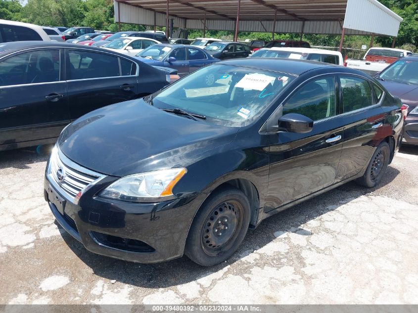 2015 Nissan Sentra Sv VIN: 3N1AB7AP8FY272588 Lot: 39480392