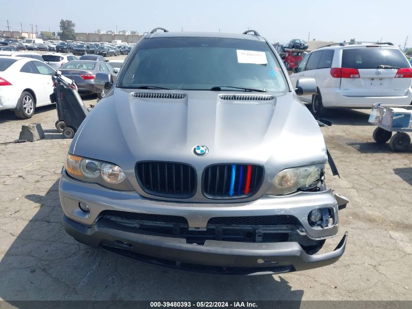 2005 BMW X5 3.0I VIN: 5UXFA13595LY14320 Lot: 39480393