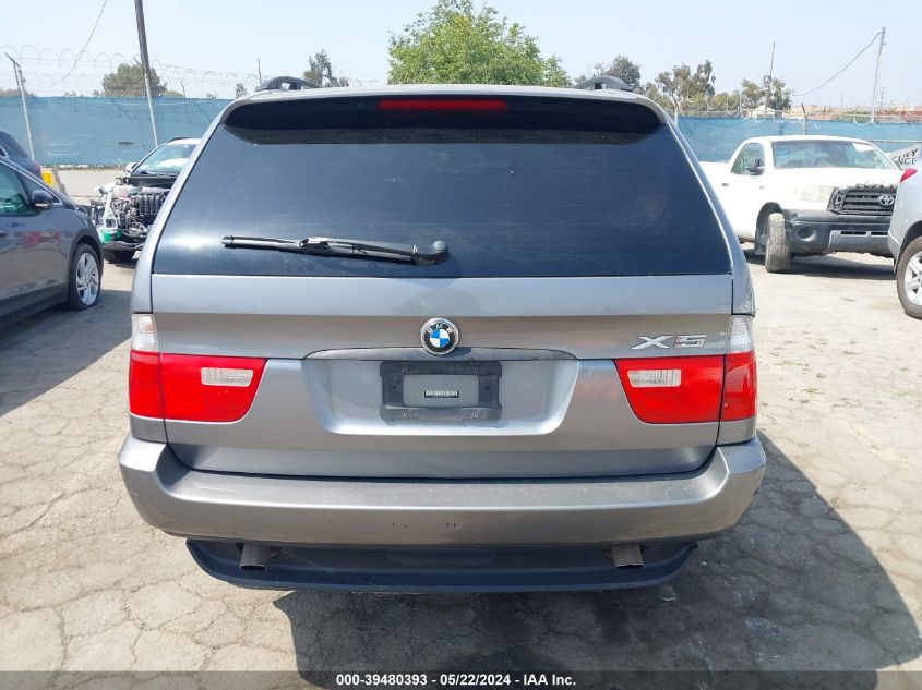 2005 BMW X5 3.0I VIN: 5UXFA13595LY14320 Lot: 39480393