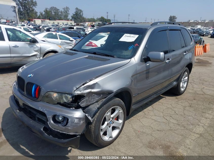 2005 BMW X5 3.0I VIN: 5UXFA13595LY14320 Lot: 39480393