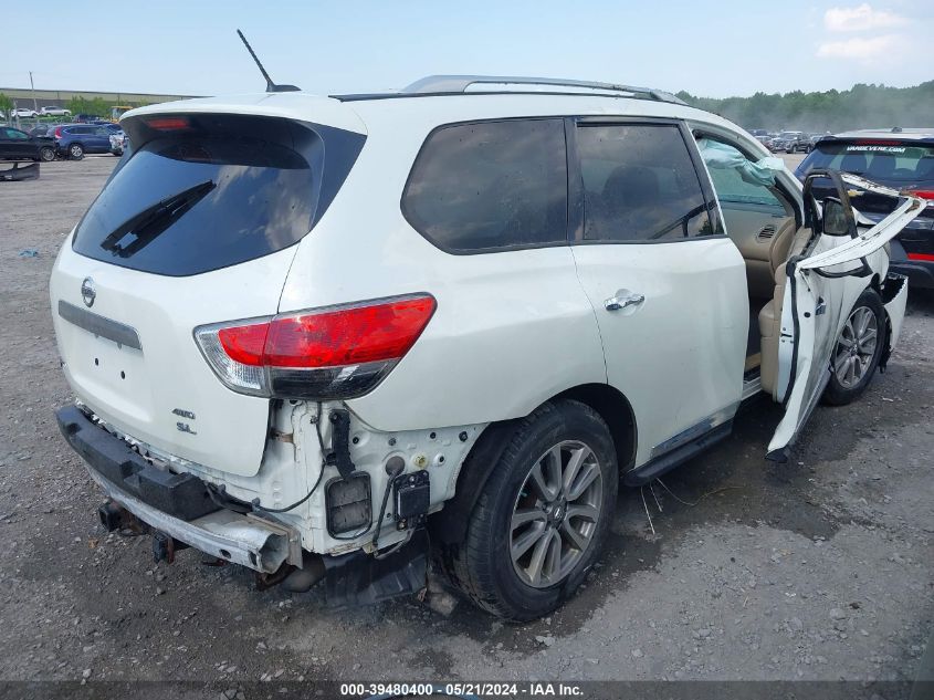 2015 Nissan Pathfinder Sl VIN: 5N1AR2MM5FC616069 Lot: 39480400