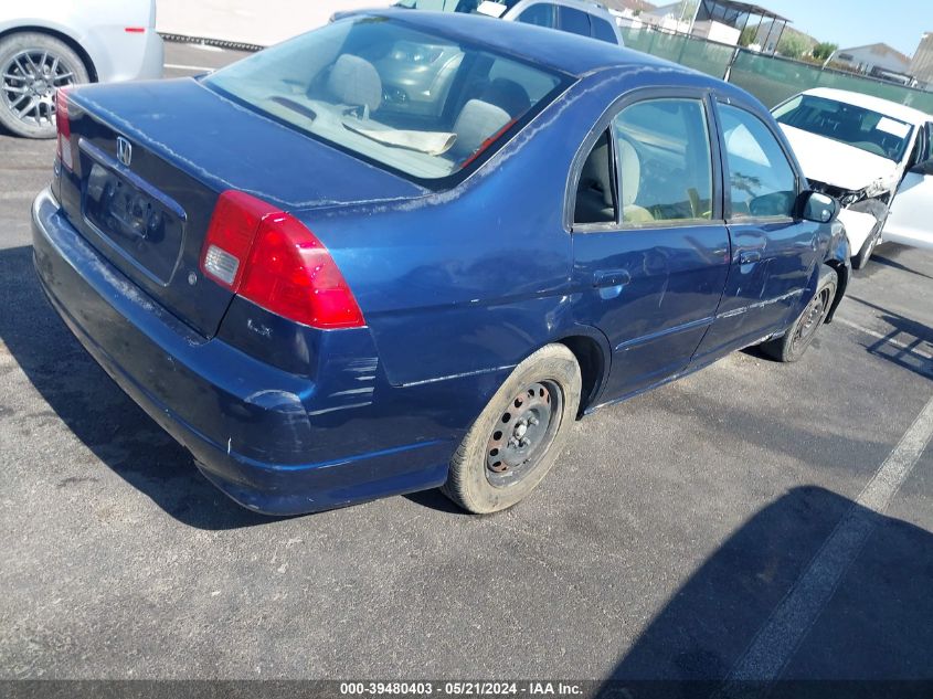 2004 Honda Civic Lx VIN: JHMES16534S001077 Lot: 39480403