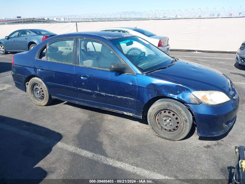 2004 Honda Civic Lx VIN: JHMES16534S001077 Lot: 39480403