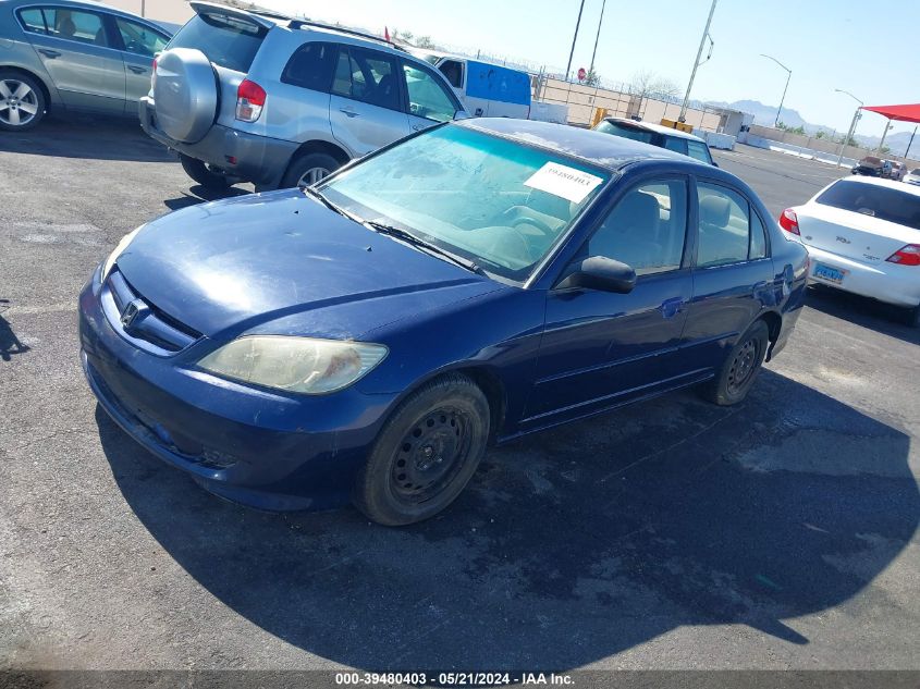 2004 Honda Civic Lx VIN: JHMES16534S001077 Lot: 39480403