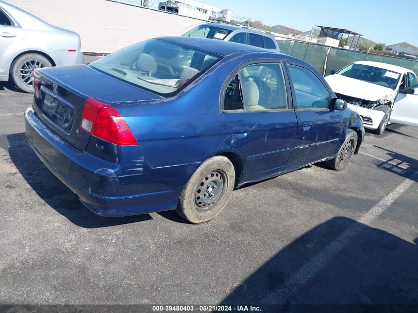 2004 Honda Civic Lx VIN: JHMES16534S001077 Lot: 39480403