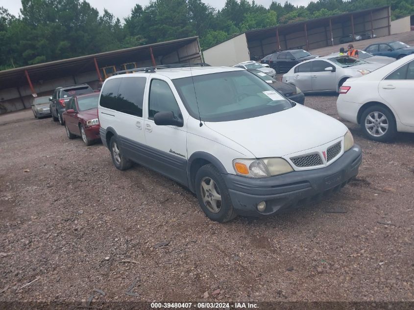 2003 Pontiac Montana M16 W/1Sa Pkg. VIN: 1GMDX03E23D190297 Lot: 39480407