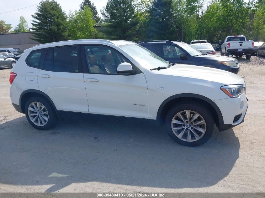 2015 BMW X3 xDrive28D VIN: 5UXWY3C5XF0E95605 Lot: 39480410