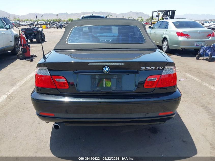 2004 BMW 330Ci VIN: WBABW53464PL43473 Lot: 39480422