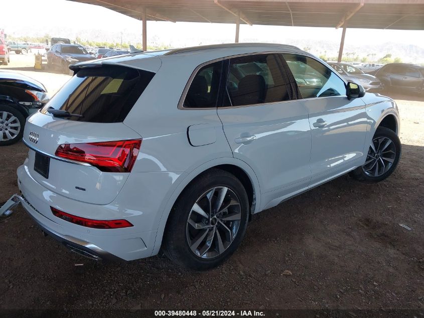 2023 Audi Q5 Premium Plus 45 Tfsi S Line Quattro VIN: WA1EAAFY2P2150884 Lot: 39480448