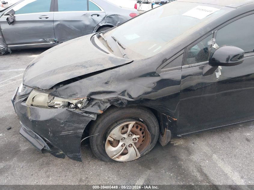 2013 Honda Civic Lx VIN: 19XFB2F56DE210666 Lot: 39480449