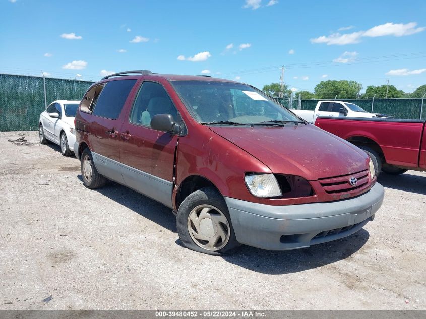 2003 Toyota Sienna Le VIN: 4T3ZF13C13U513887 Lot: 39480452