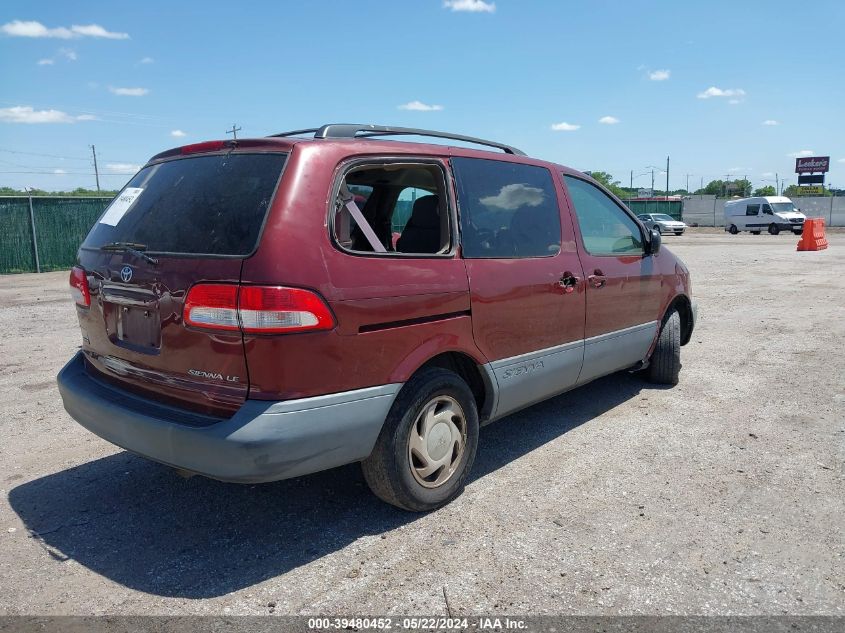 2003 Toyota Sienna Le VIN: 4T3ZF13C13U513887 Lot: 39480452