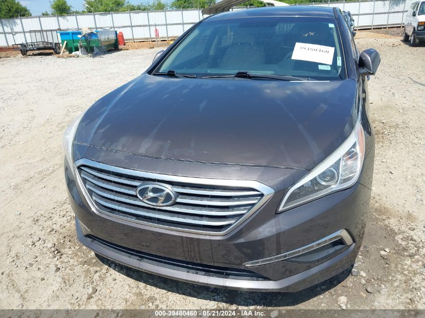 2015 Hyundai Sonata Se VIN: 5NPE24AF5FH148800 Lot: 39480460