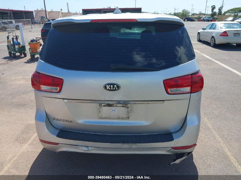 2017 Kia Sedona L VIN: KNDMA5C1XH6282852 Lot: 39480463