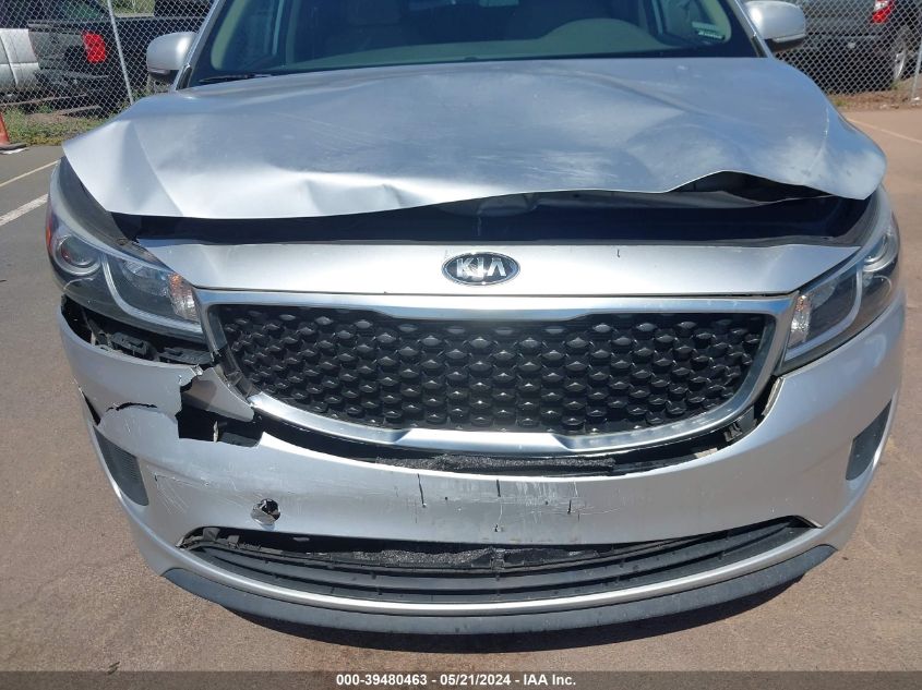 2017 Kia Sedona L VIN: KNDMA5C1XH6282852 Lot: 39480463