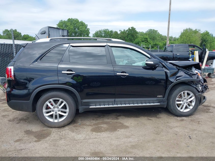 2014 Kia Sorento Lx VIN: 5XYKTDA65EG468706 Lot: 39480484