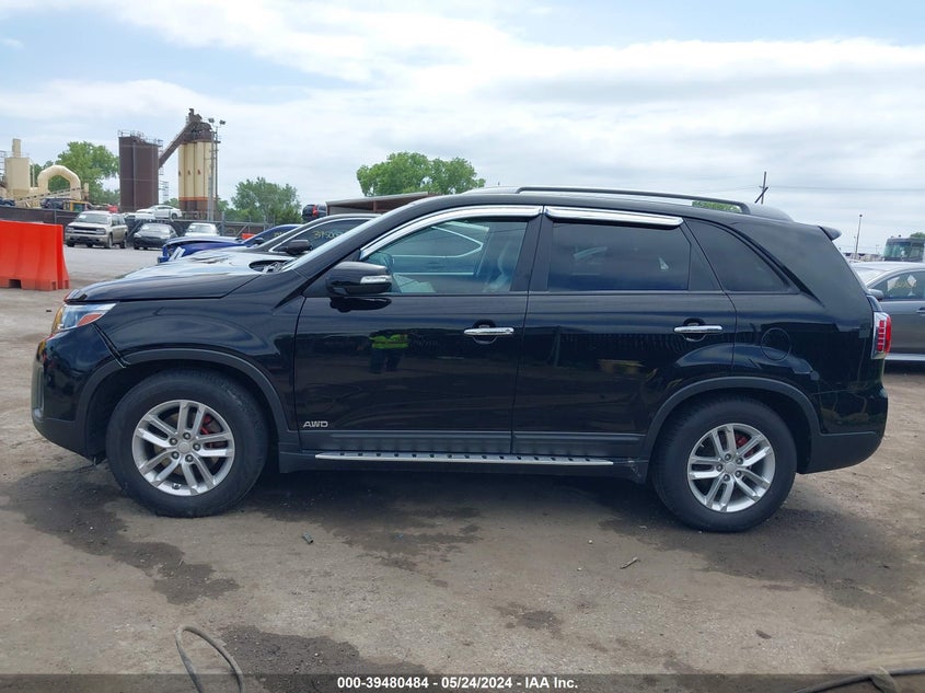 2014 Kia Sorento Lx VIN: 5XYKTDA65EG468706 Lot: 39480484