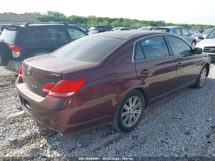 2006 Toyota Avalon Limited VIN: 4T1BK36B76U134451 Lot: 39480491