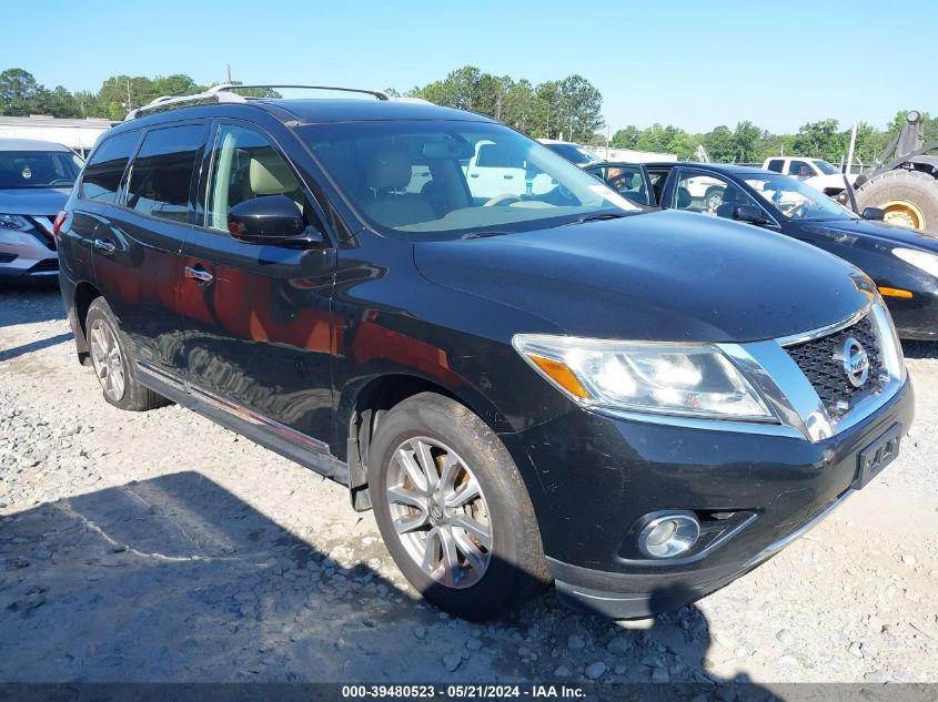 2013 Nissan Pathfinder Sl VIN: 5N1AR2MN1DC616074 Lot: 39480523