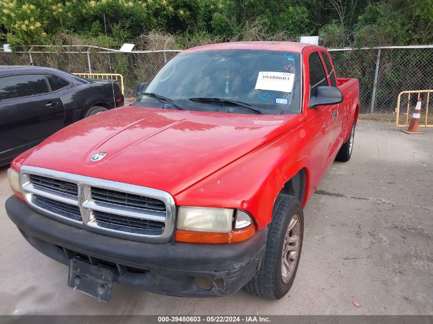 2004 Dodge Dakota VIN: 1D7GL12K64S742462 Lot: 39480603