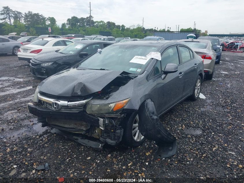 2012 Honda Civic Ex VIN: 2HGFB2F88CH330192 Lot: 39480608