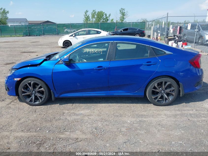 2019 Honda Civic Sport VIN: 2HGFC2F86KH533254 Lot: 39480609