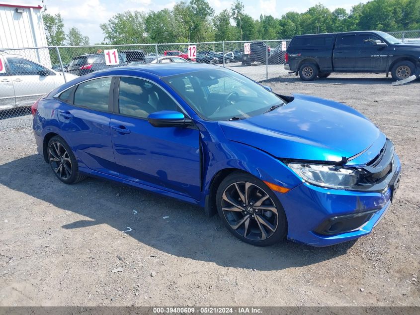 2019 Honda Civic Sport VIN: 2HGFC2F86KH533254 Lot: 39480609