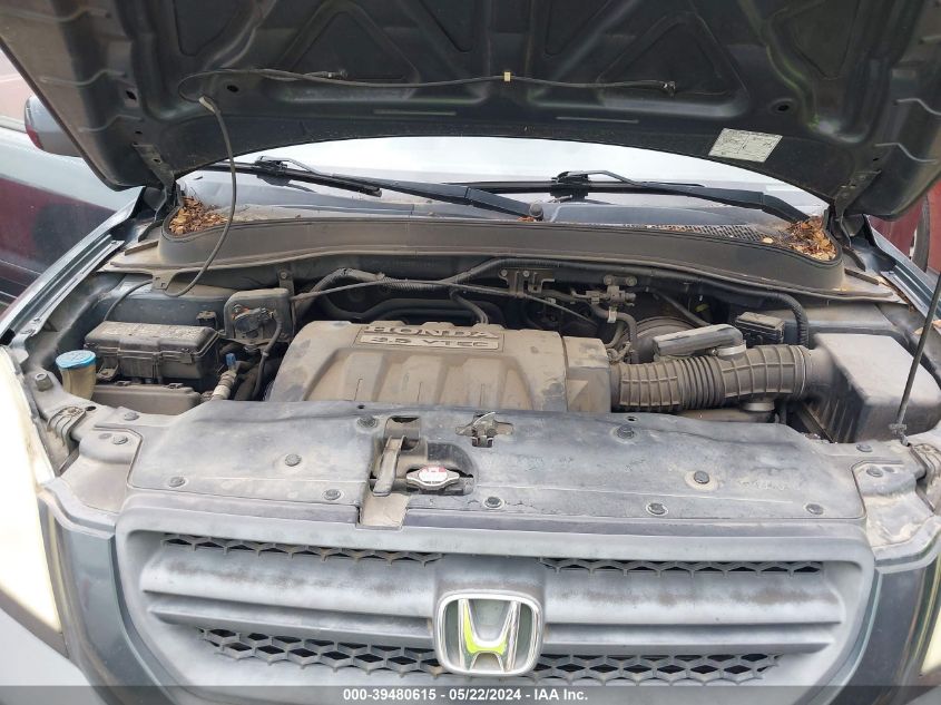 2005 Honda Pilot Ex-L VIN: 5FNYF18665B012534 Lot: 39480615