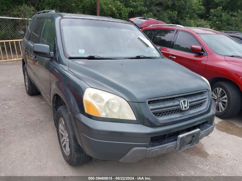 2005 Honda Pilot Ex-L VIN: 5FNYF18665B012534 Lot: 39480615