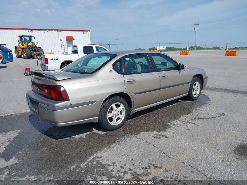 2003 Chevrolet Impala Ls VIN: 2G1WH52K339369663 Lot: 39480617