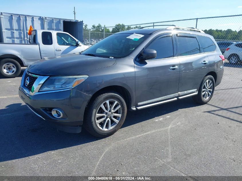 2013 Nissan Pathfinder Sl VIN: 5N1AR2MM8DC608609 Lot: 39480618