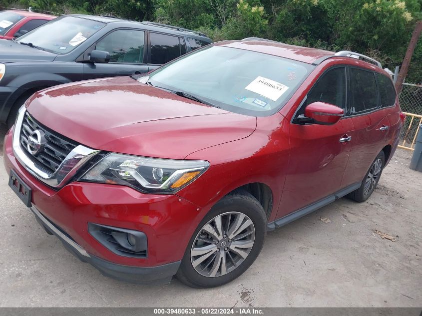 2018 Nissan Pathfinder Sv VIN: 5N1DR2MNXJC655495 Lot: 39480633