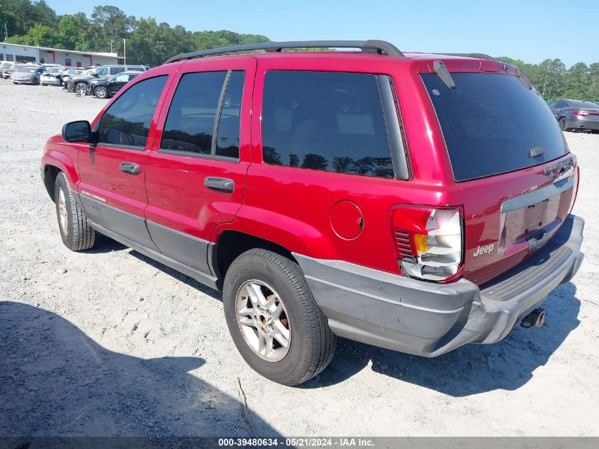 2004 Jeep Grand Cherokee Laredo VIN: 1J4GX48S64C221849 Lot: 39480634