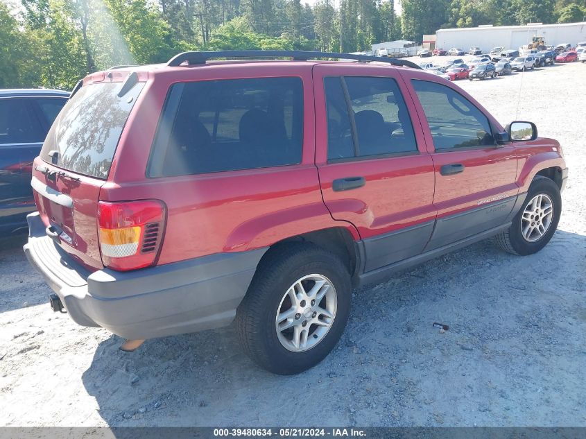 2004 Jeep Grand Cherokee Laredo VIN: 1J4GX48S64C221849 Lot: 39480634