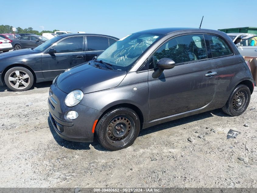 2015 Fiat 500 Pop VIN: 3C3CFFAR2FT667955 Lot: 39480652