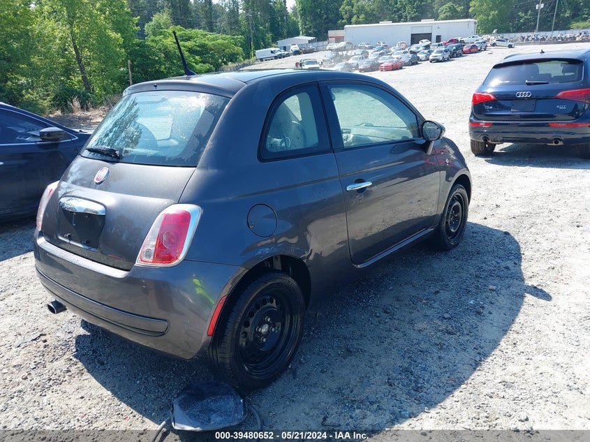 2015 Fiat 500 Pop VIN: 3C3CFFAR2FT667955 Lot: 39480652