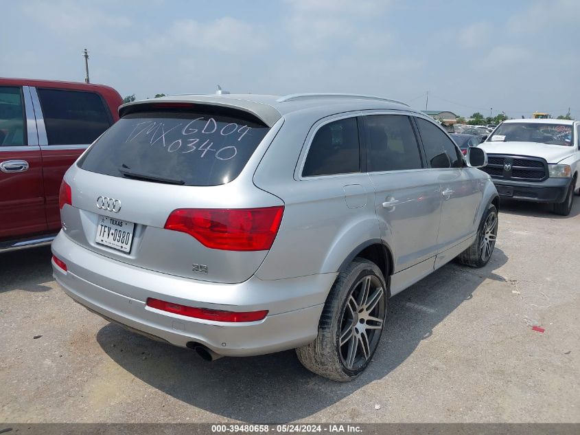 2008 Audi Q7 3.6 Premium VIN: WA1EY74LX8D040340 Lot: 39480658