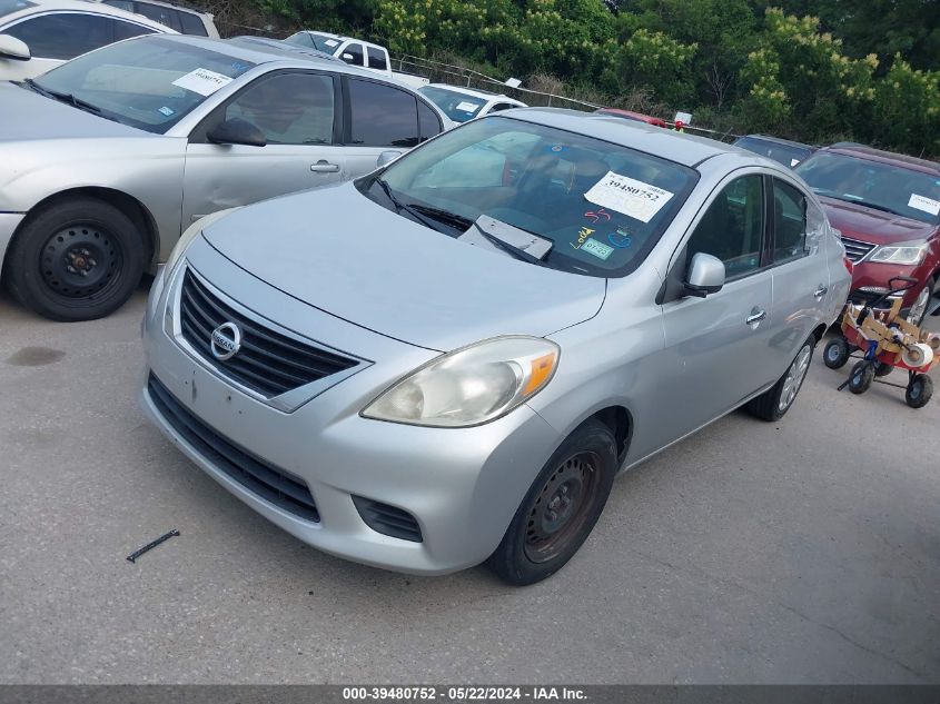 2014 Nissan Versa 1.6 S/1.6 S+/1.6 Sl/1.6 Sv VIN: 3N1CN7AP8EL872152 Lot: 39480752