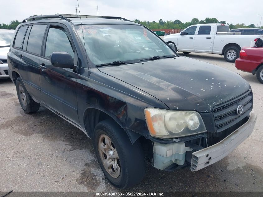 2002 Toyota Highlander VIN: JTEGD21A220033991 Lot: 39480753