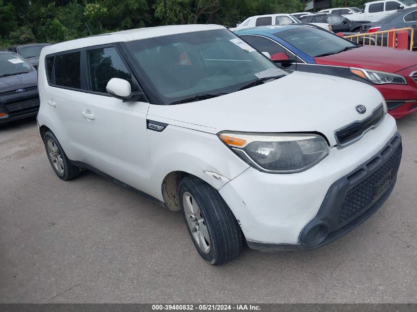 2014 Kia Soul + VIN: KNDJP3A58E7040207 Lot: 40652740