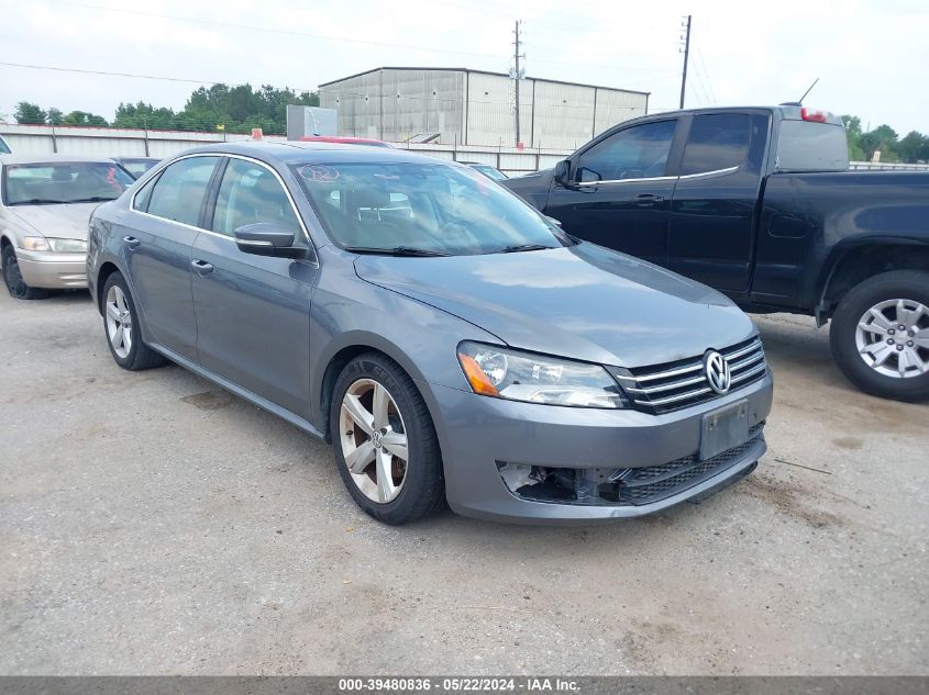 2013 Volkswagen Passat 2.5L Se VIN: 1VWBH7A37DC149090 Lot: 39480836