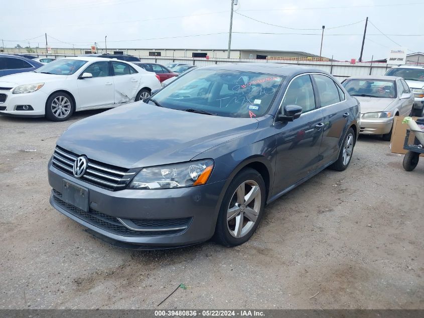 2013 Volkswagen Passat 2.5L Se VIN: 1VWBH7A37DC149090 Lot: 39480836