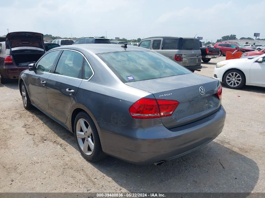 2013 Volkswagen Passat 2.5L Se VIN: 1VWBH7A37DC149090 Lot: 39480836