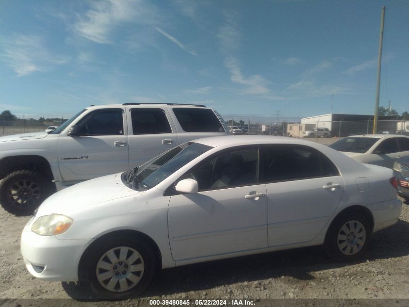 2004 Toyota Corolla Le VIN: 2T1BR32E64C289700 Lot: 39480845