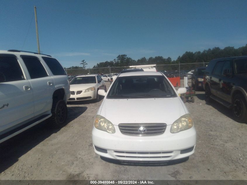 2004 Toyota Corolla Le VIN: 2T1BR32E64C289700 Lot: 39480845