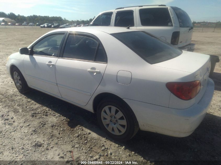 2004 Toyota Corolla Le VIN: 2T1BR32E64C289700 Lot: 39480845