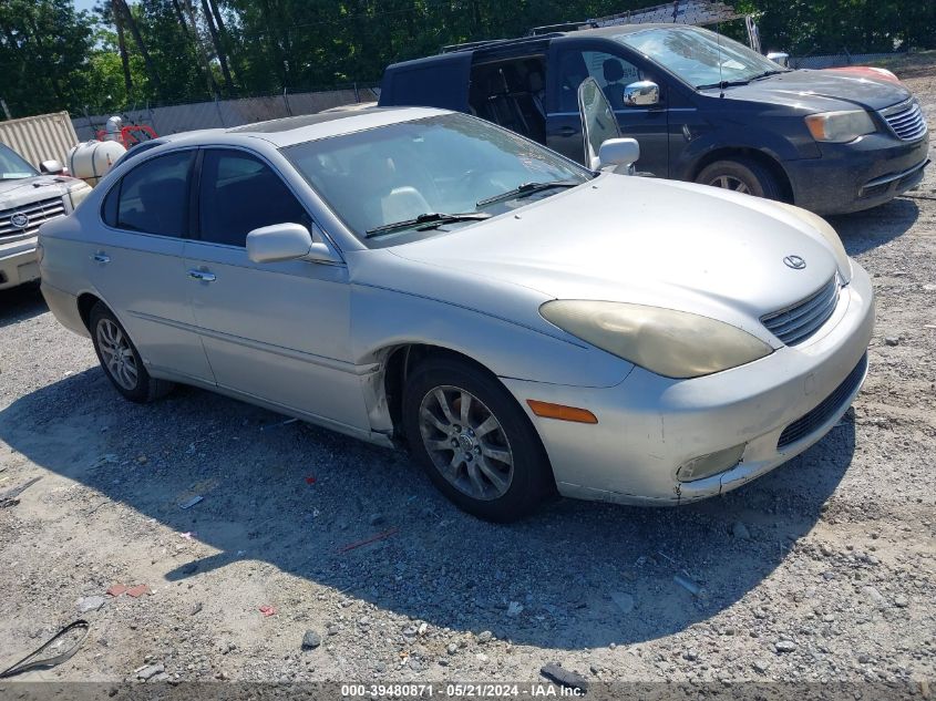 2003 Lexus Es 300 VIN: JTHBF30G930108593 Lot: 39480871