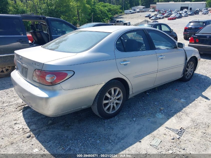 2003 Lexus Es 300 VIN: JTHBF30G930108593 Lot: 39480871