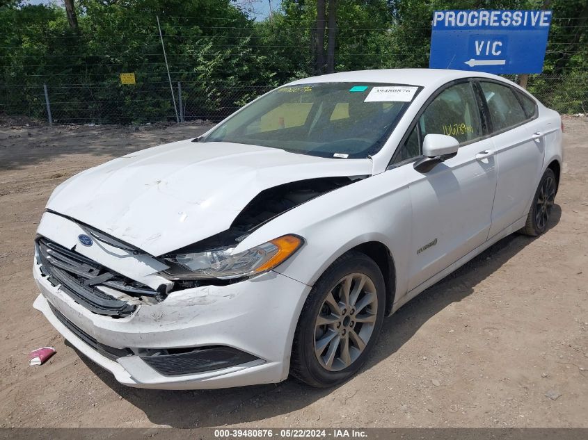 2017 Ford Fusion Hybrid Se VIN: 3FA6P0LU9HR266154 Lot: 39480876